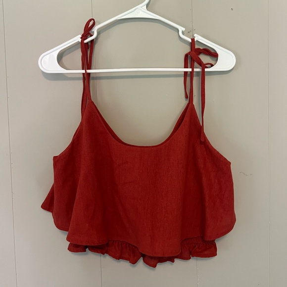 FAVLUX Red Camisole Top with Adjustable Straps - Picture 1 of 3